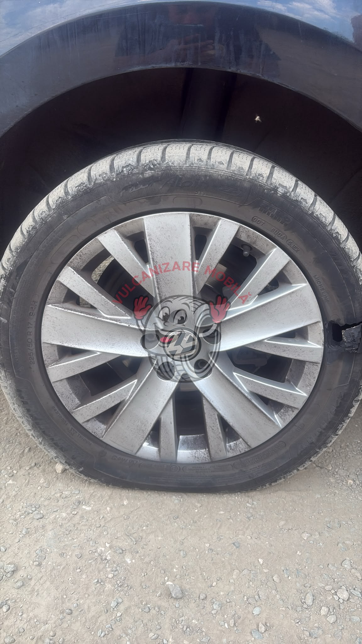 Vulcanizare mobilă Eforie – intervenție reală