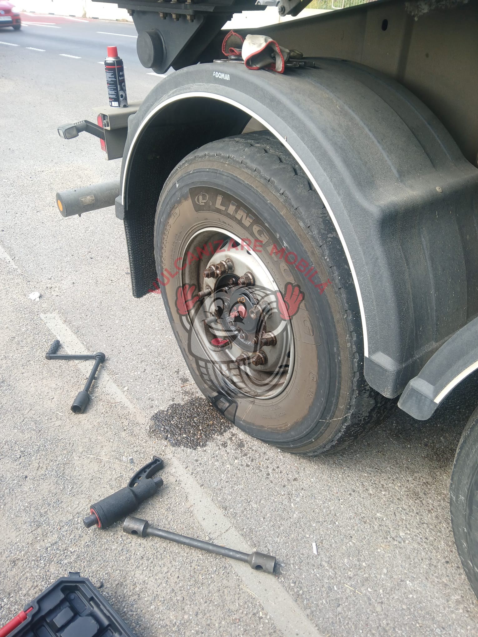 Vulcanizare mobilă în Bucov