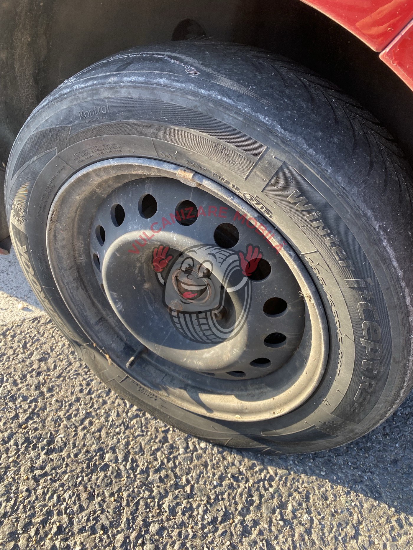 Vulcanizare mobilă DN1 – intervenție reală