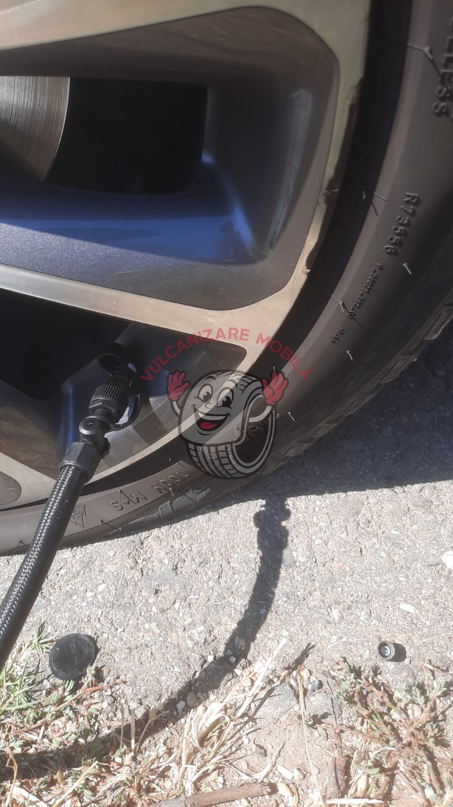 Vulcanizare mobilă Radoiesti-Deal – intervenție reală