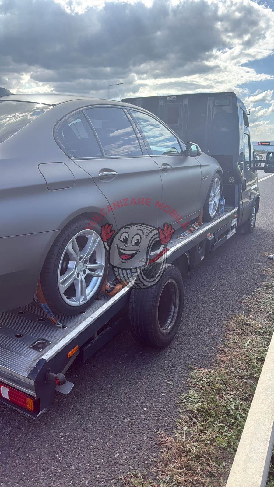 Vulcanizare mobilă Rahau – intervenție reală