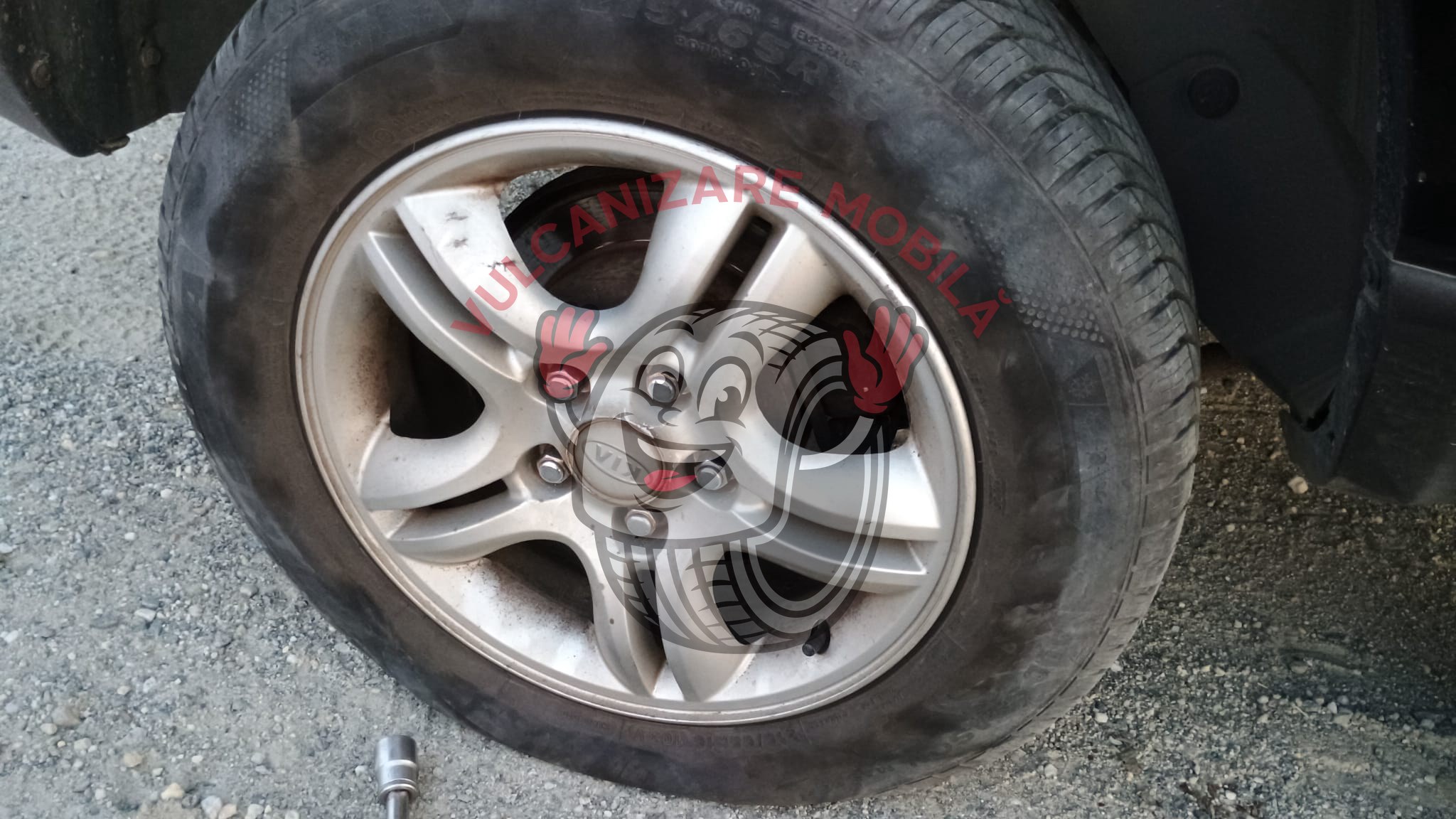 Vulcanizare mobilă în Porumbacu de Sus