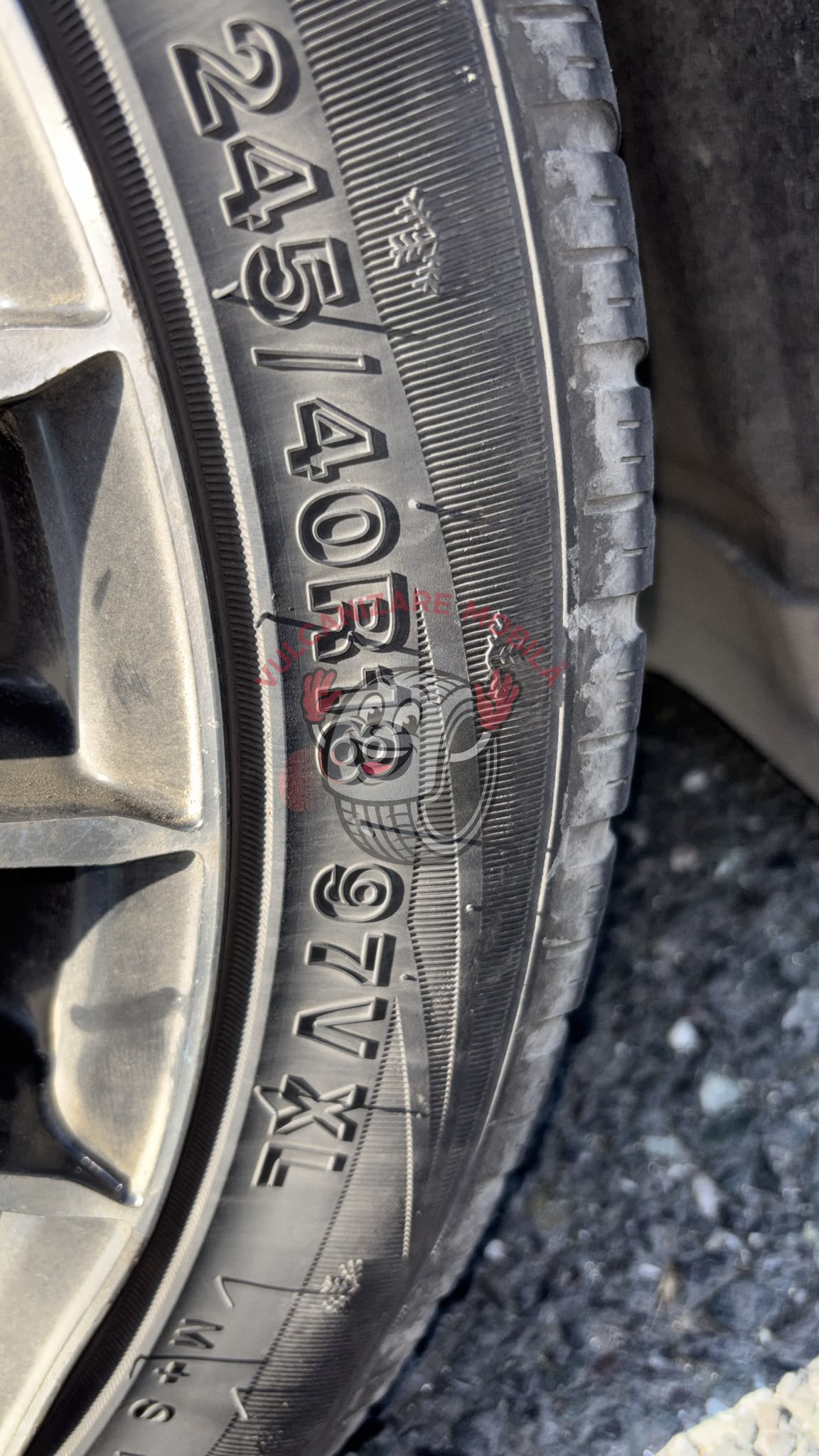 Vulcanizare mobilă Valea Dacilor – intervenție reală