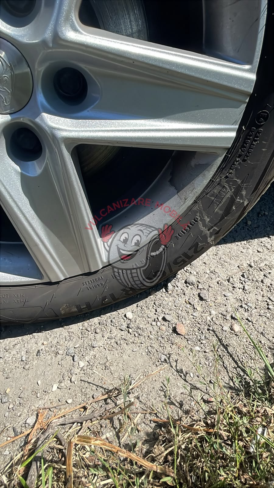 Vulcanizare mobilă Cateasca – intervenție reală