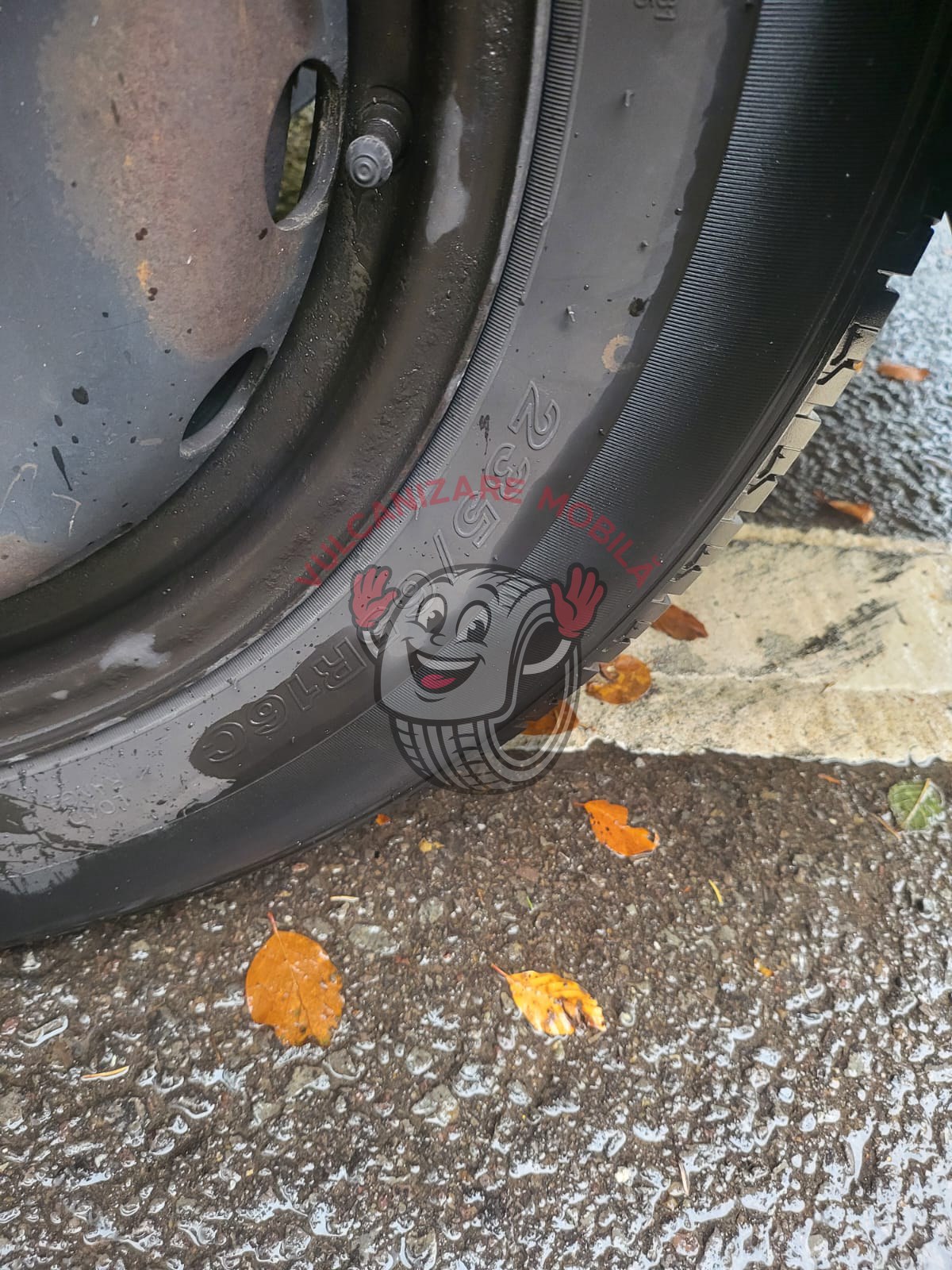 Vulcanizare mobilă în Timisu de Sus