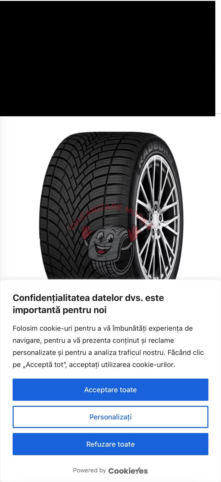 Vulcanizare mobilă în Ictar-Budinti