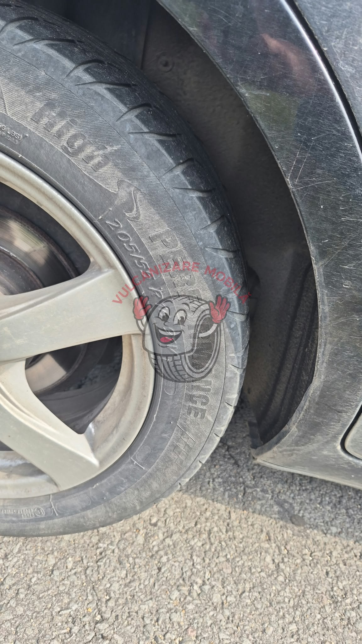Vulcanizare mobilă Nejlovelu – intervenție reală