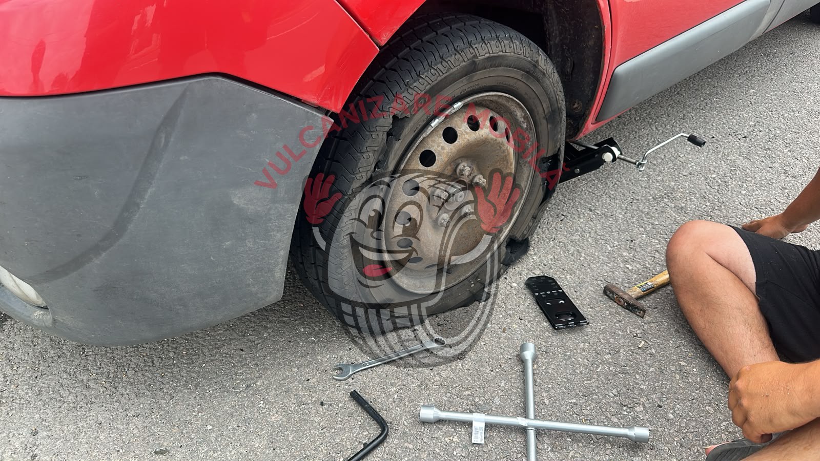 Vulcanizare mobilă în Călugăreni