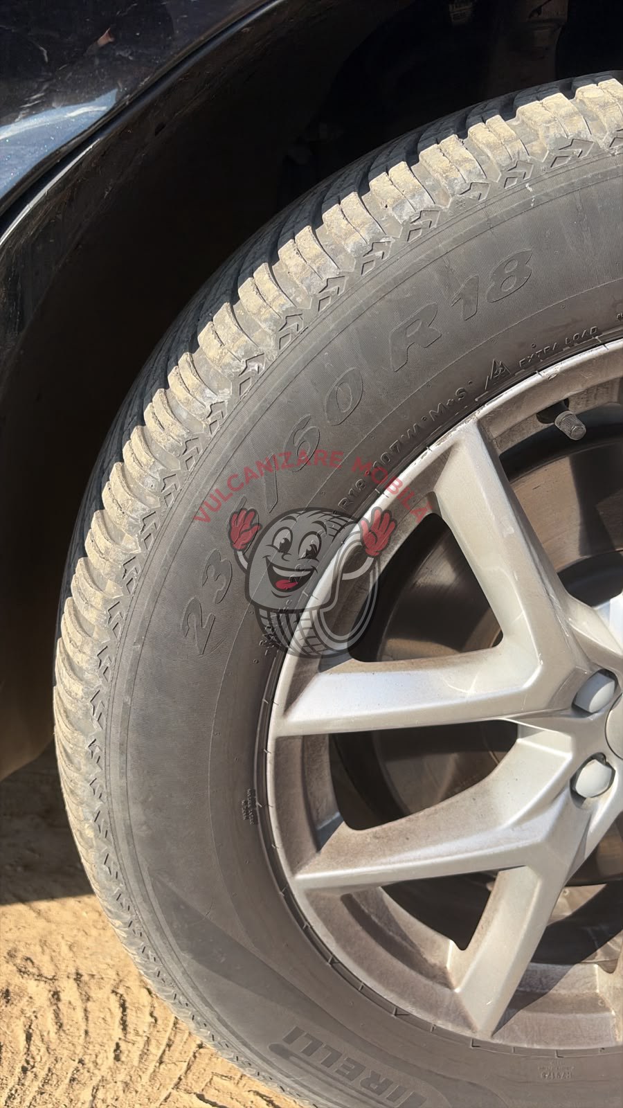Vulcanizare mobilă Gorban – intervenție reală
