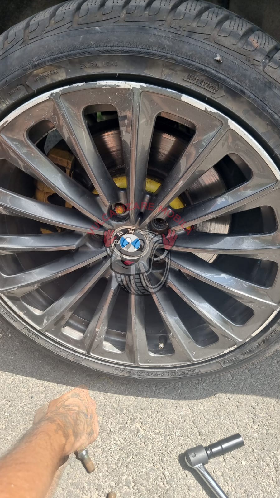 Vulcanizare mobilă Strada Tineretului 49-27 – intervenție reală