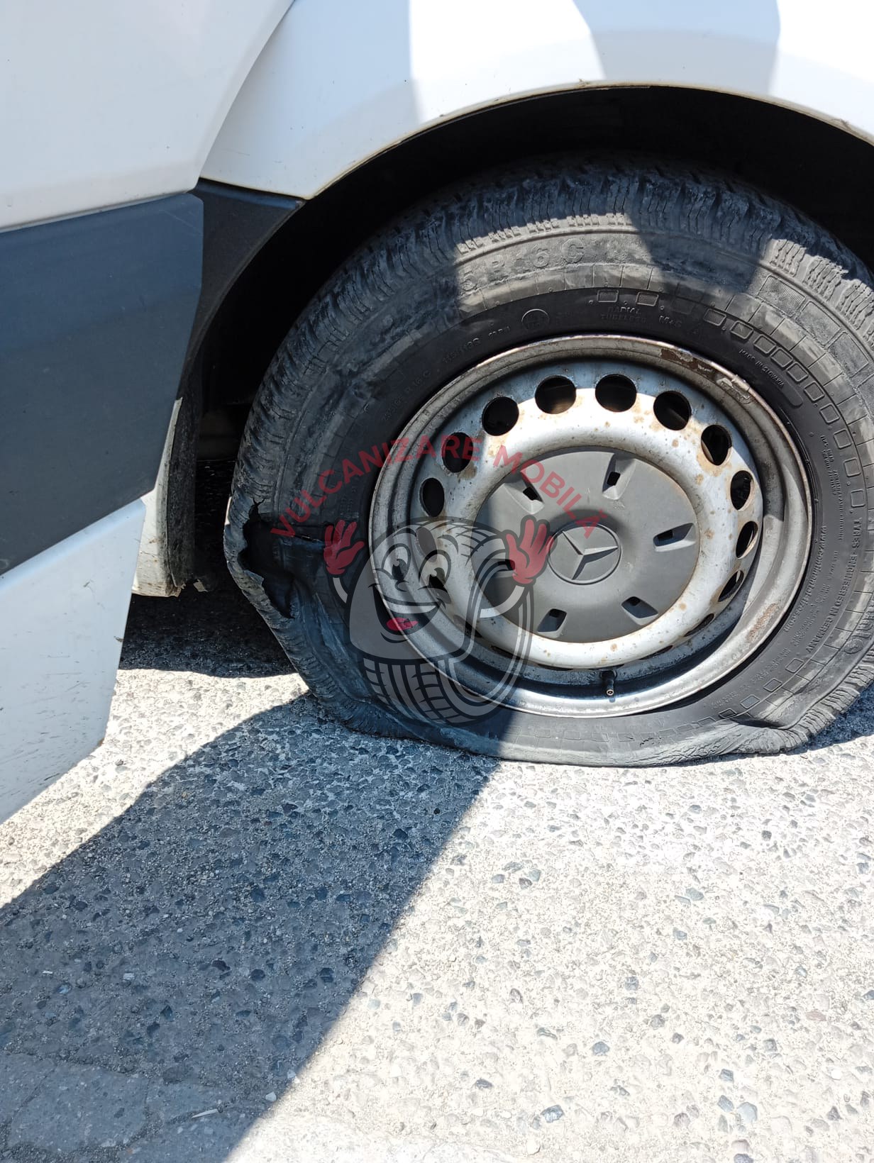 Vulcanizare mobilă Jilava – intervenție reală
