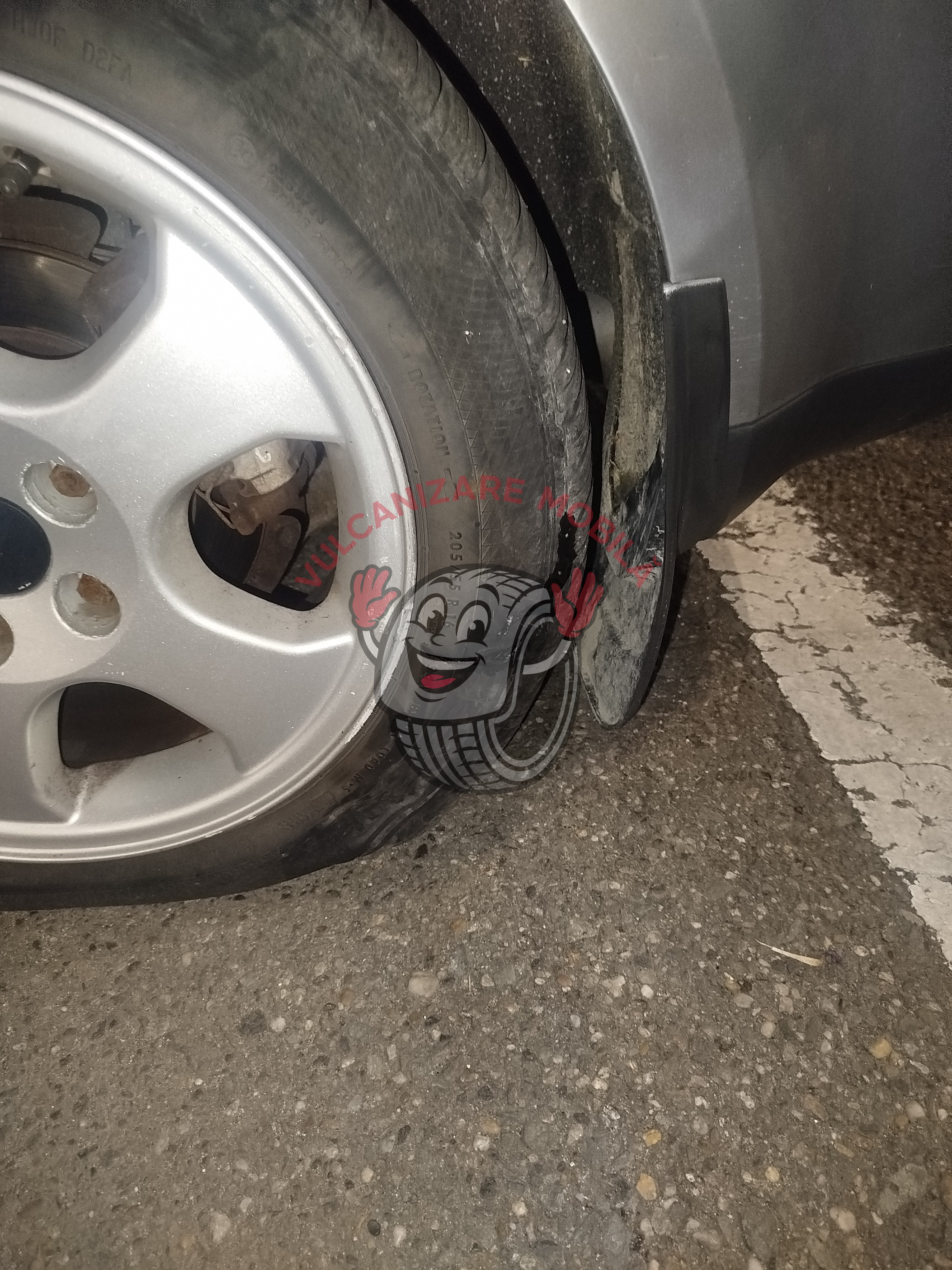 Vulcanizare mobilă Baia Mare – intervenție reală