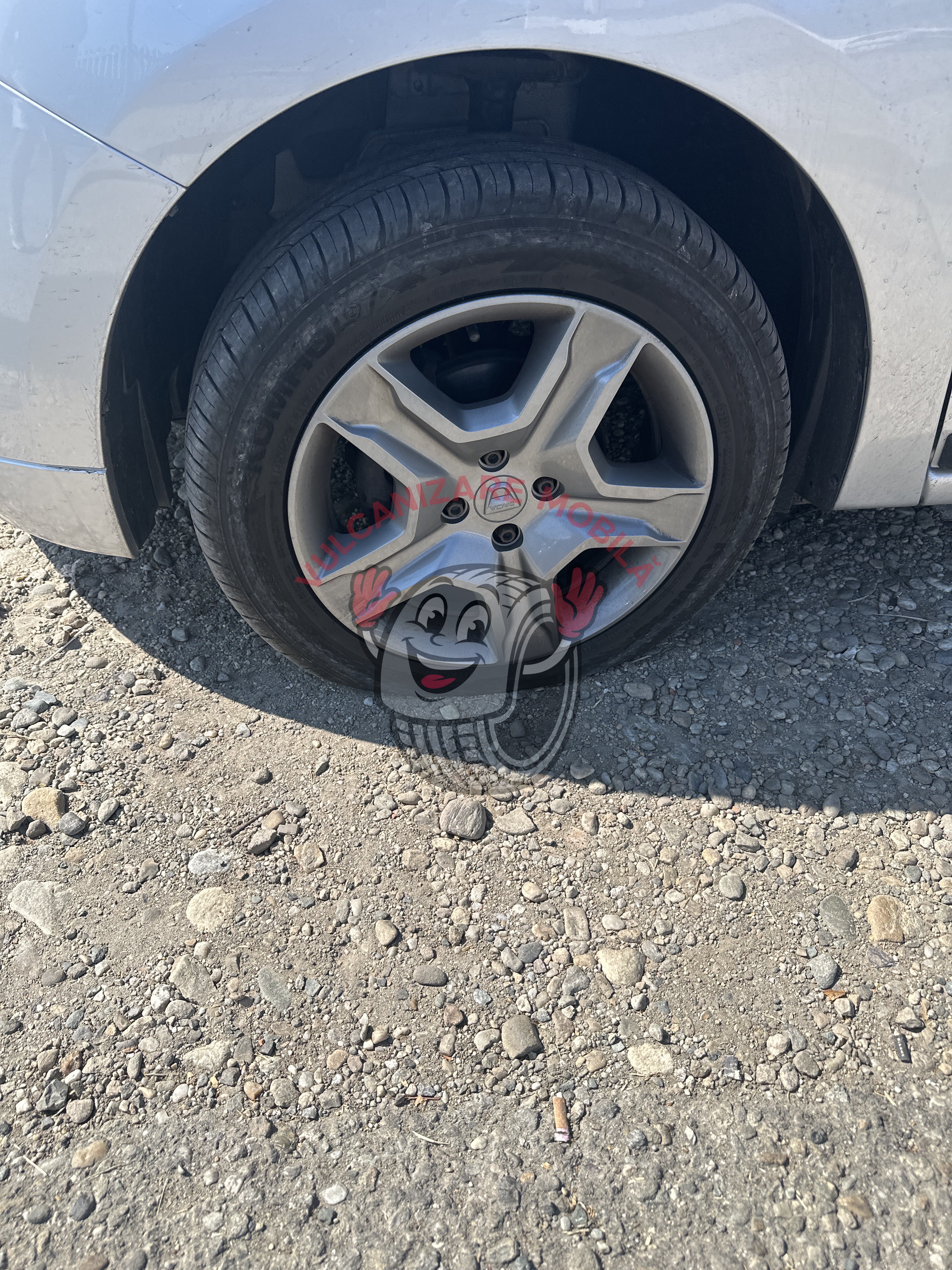 Vulcanizare mobilă Buzias – intervenție reală