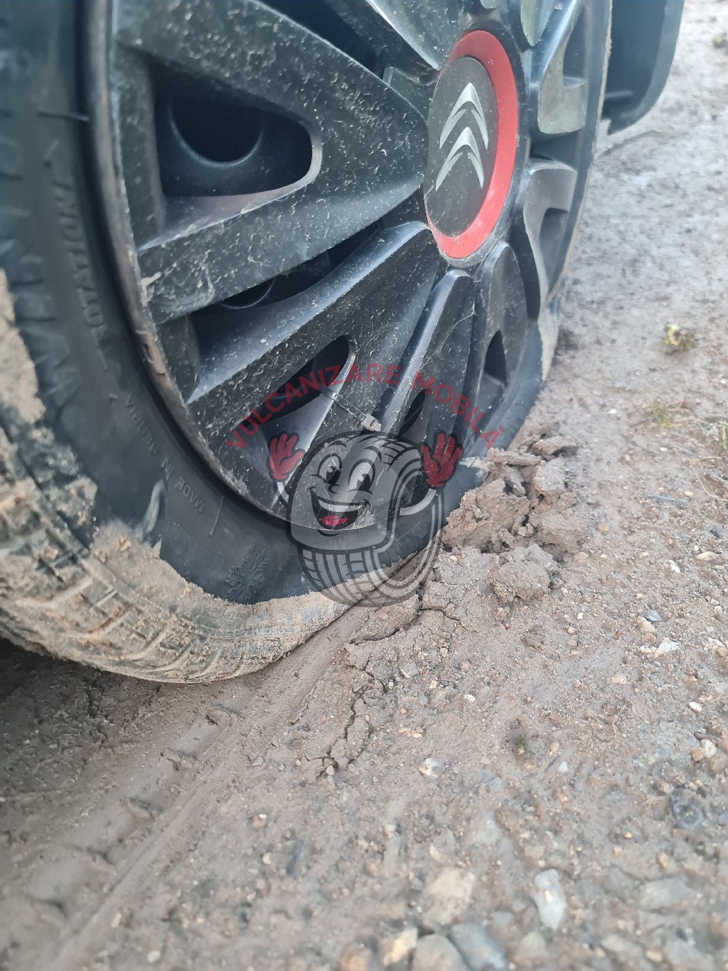 Vulcanizare mobilă DJ603 – intervenție reală