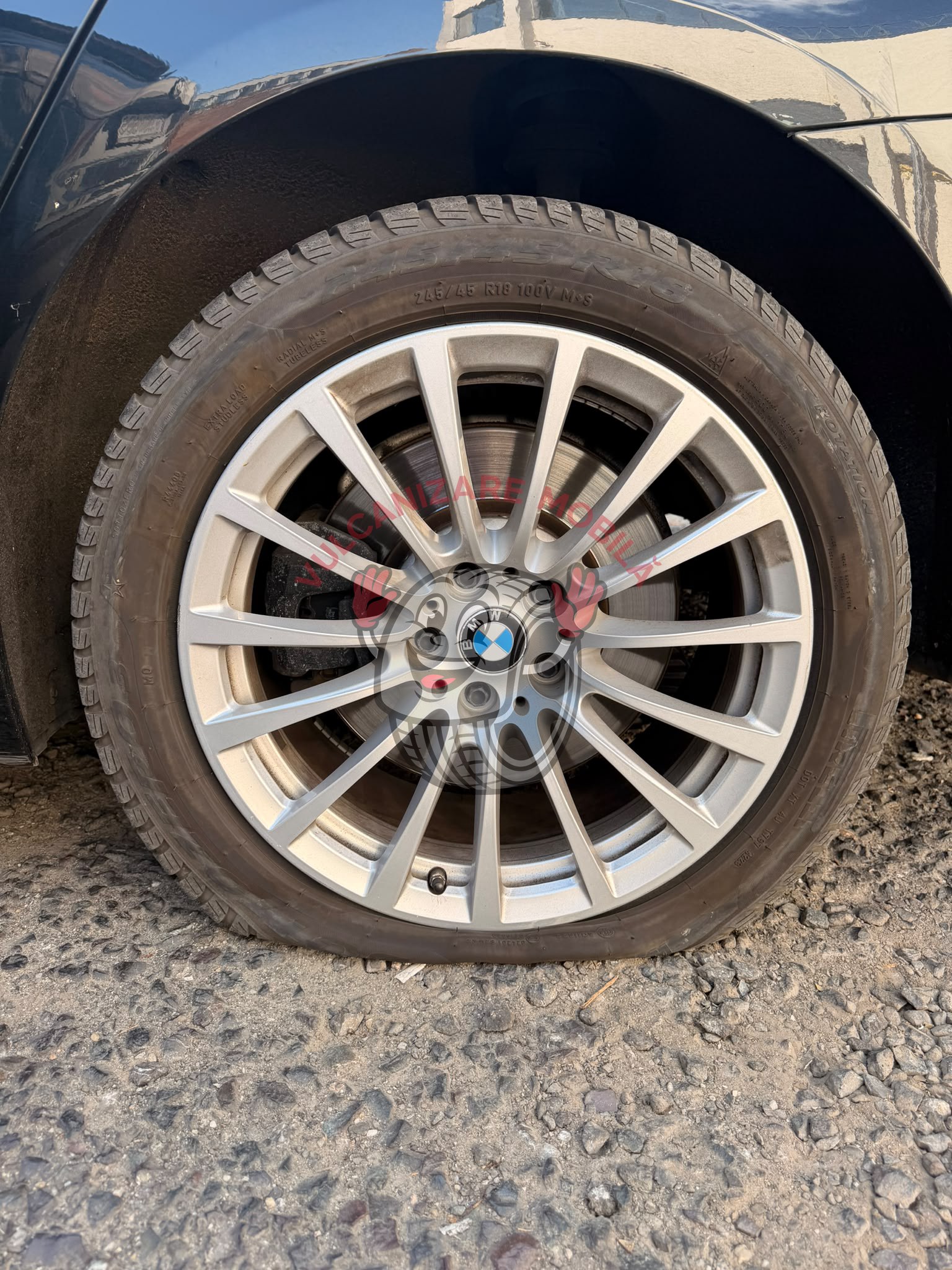 Vulcanizare mobilă Bucuresti – intervenție reală