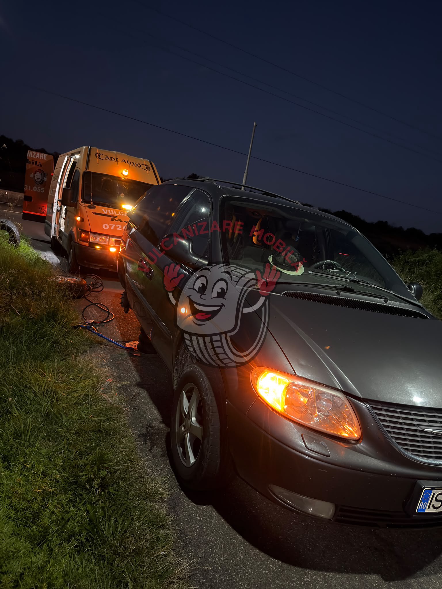 Vulcanizare mobilă 45.052234 – intervenție reală