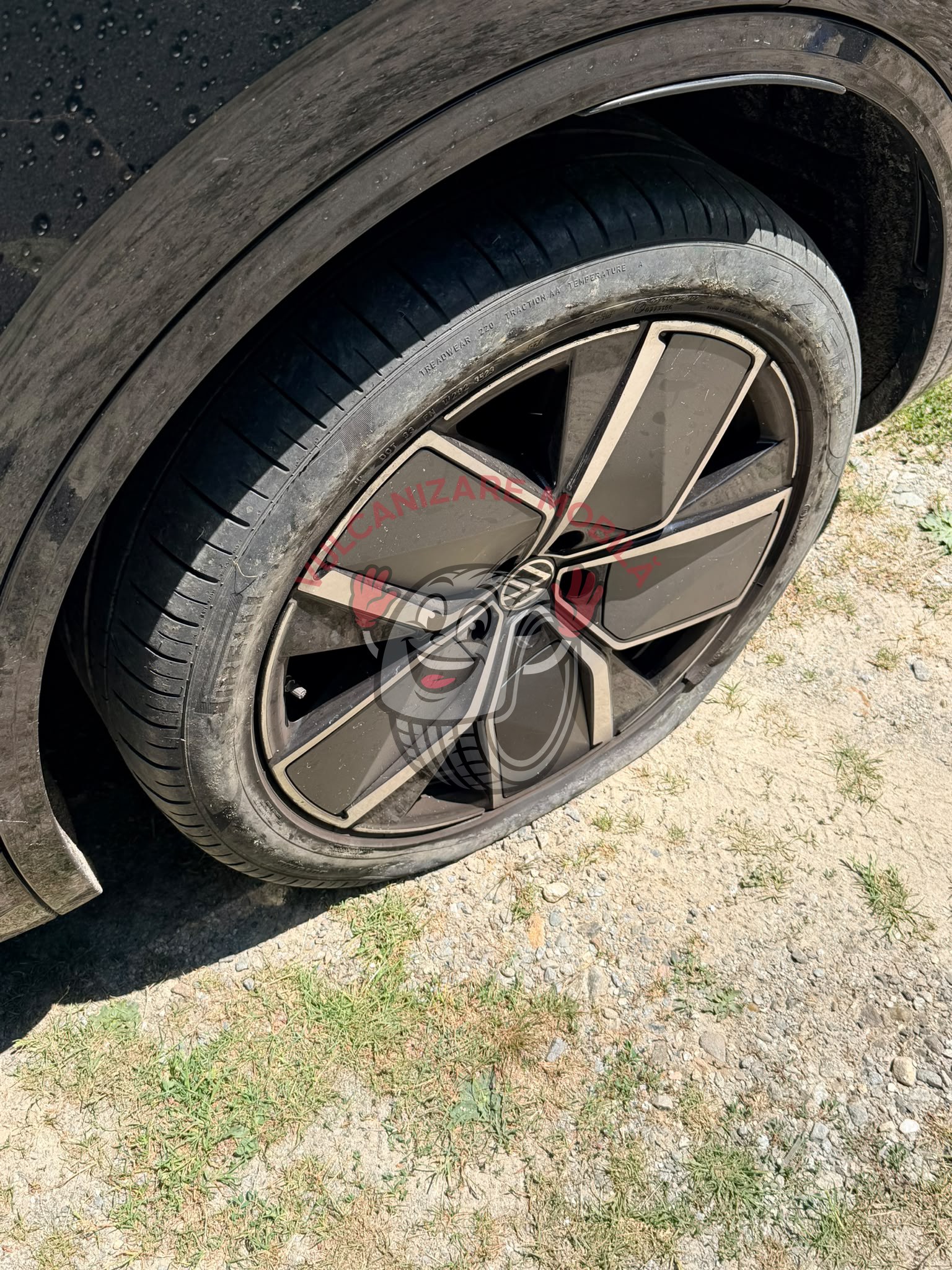 Vulcanizare mobilă Candesti – intervenție reală