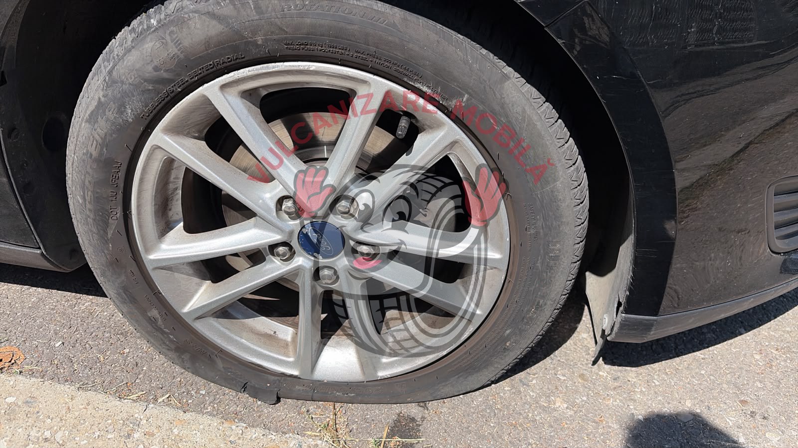 Vulcanizare mobilă Targoviste – intervenție reală