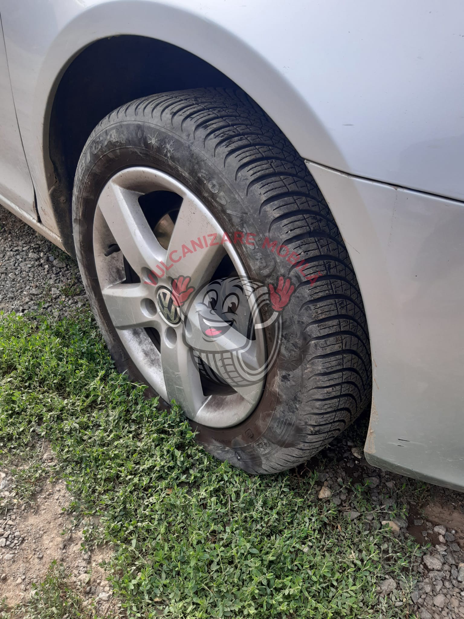 Vulcanizare mobilă Buftea – intervenție reală