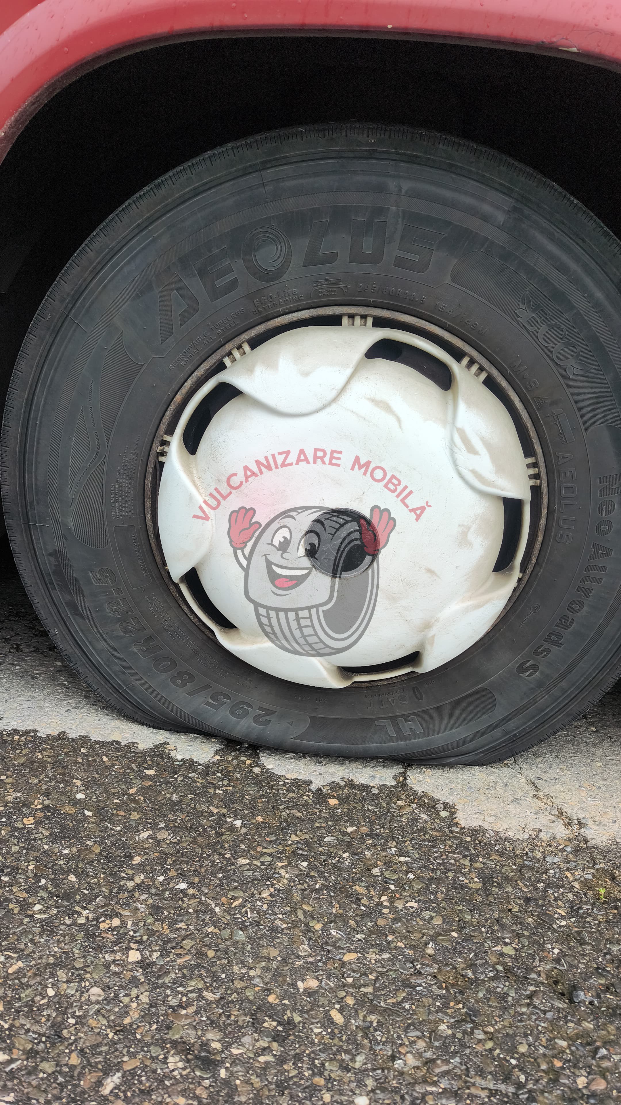 Vulcanizare mobilă Strada Ghimpoasei 819 – intervenție reală