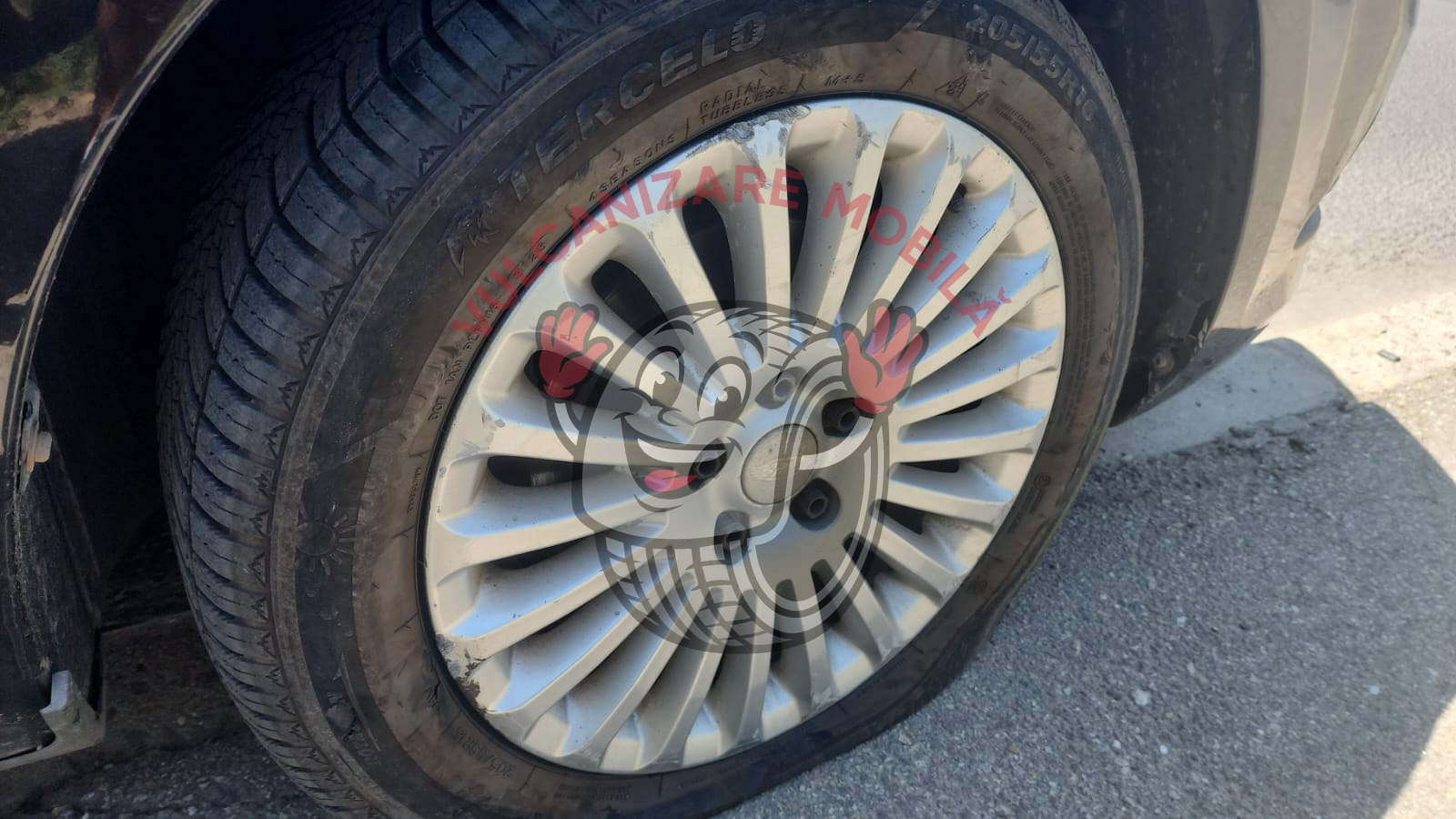 Vulcanizare mobilă în Plaiul Vulcănești
