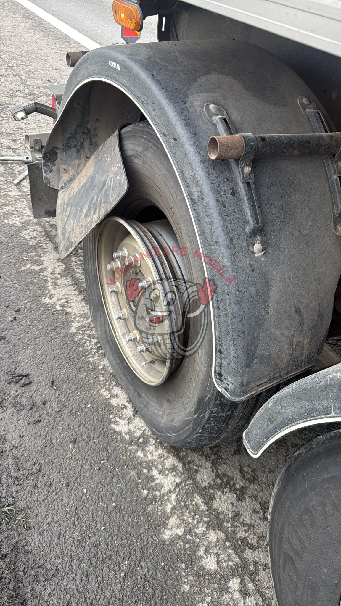 Vulcanizare mobilă 44.426872 – intervenție reală