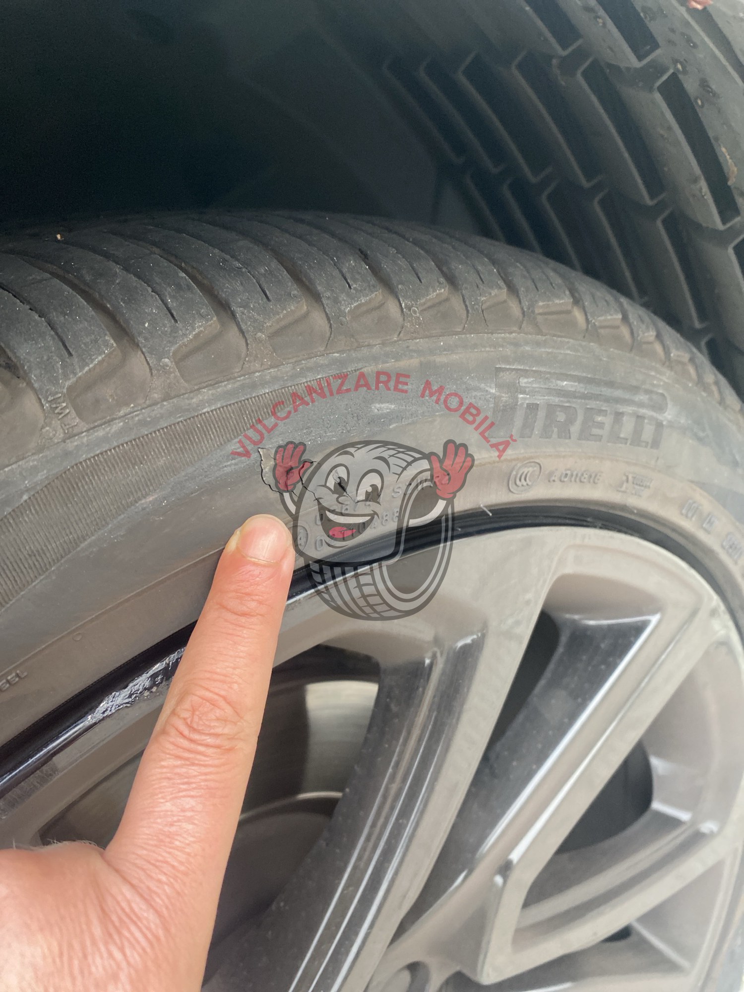 Vulcanizare mobilă Strada Tufari – intervenție reală