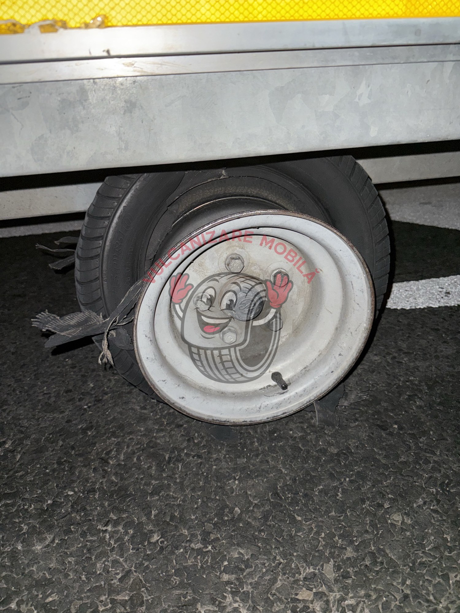 Vulcanizare mobilă A1 – intervenție reală