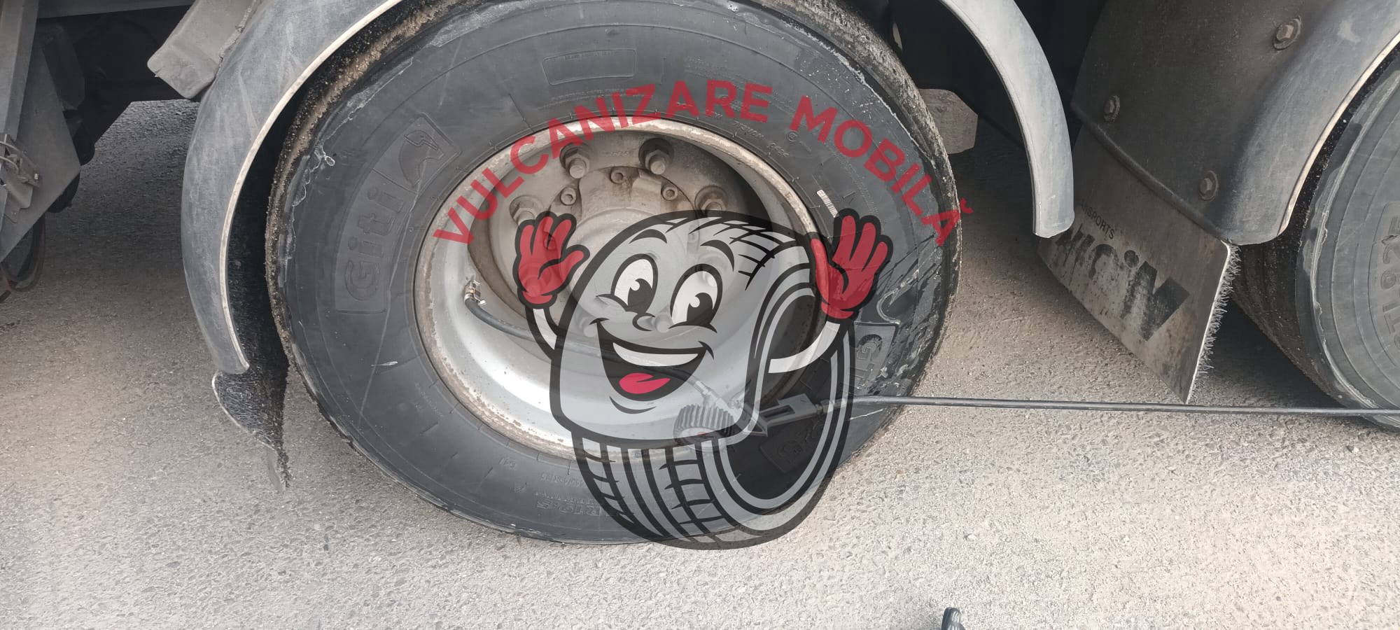 Vulcanizare mobilă în FAN Courier