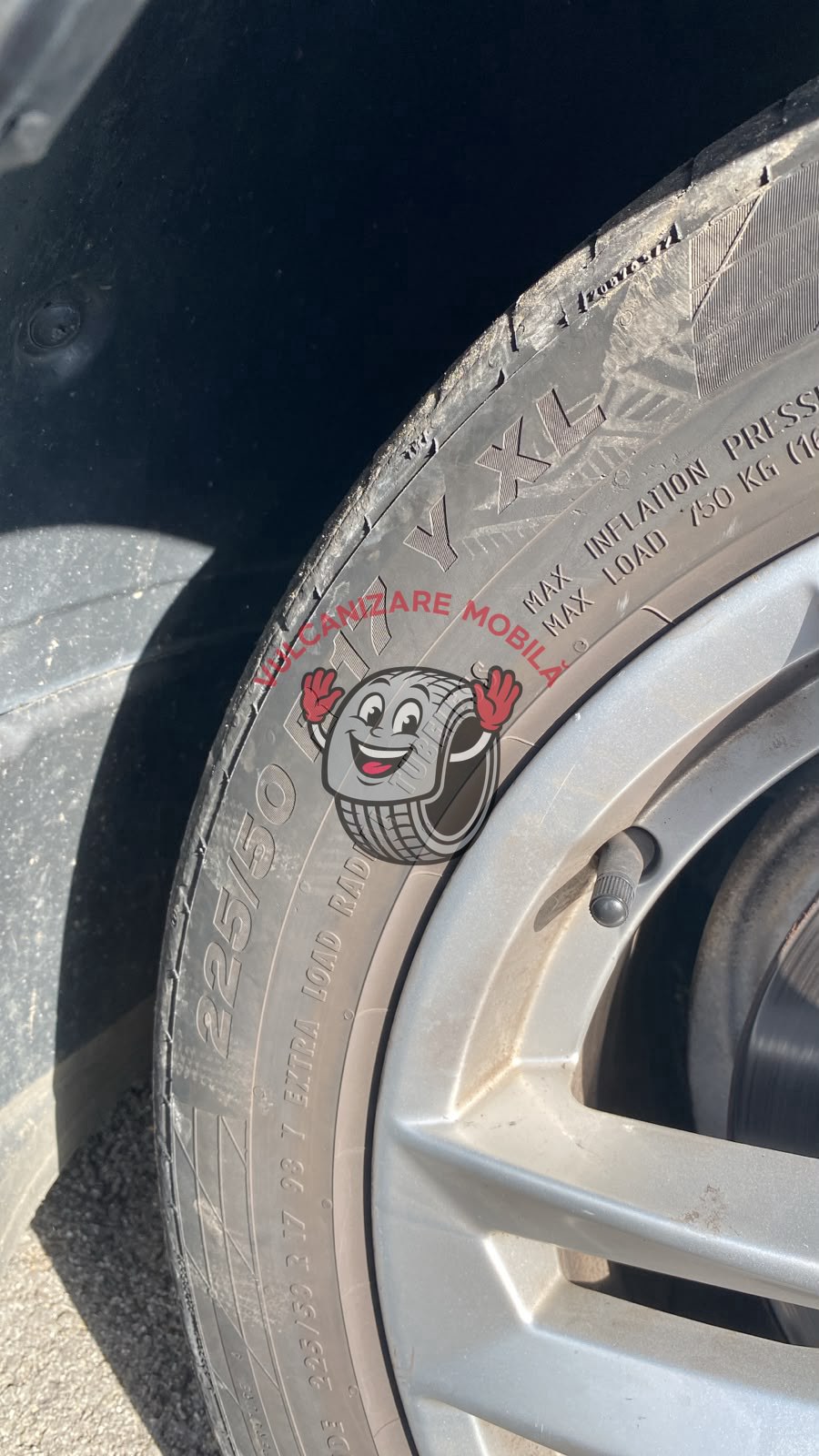Vulcanizare mobilă în DJ109E