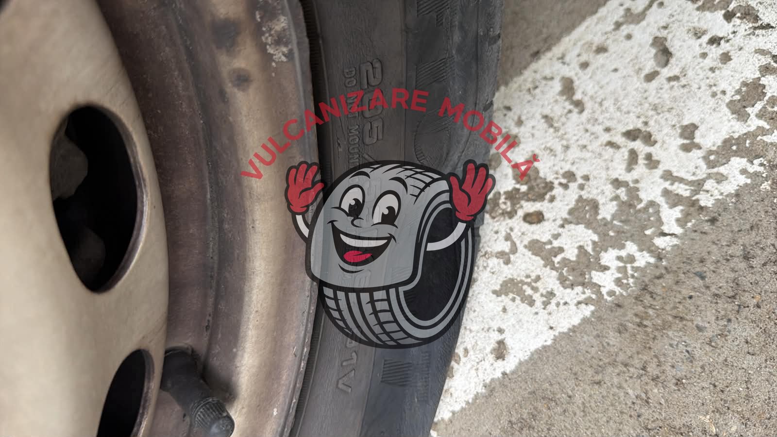 Vulcanizare mobilă Comuna Gheorghe Lazăr – intervenție reală