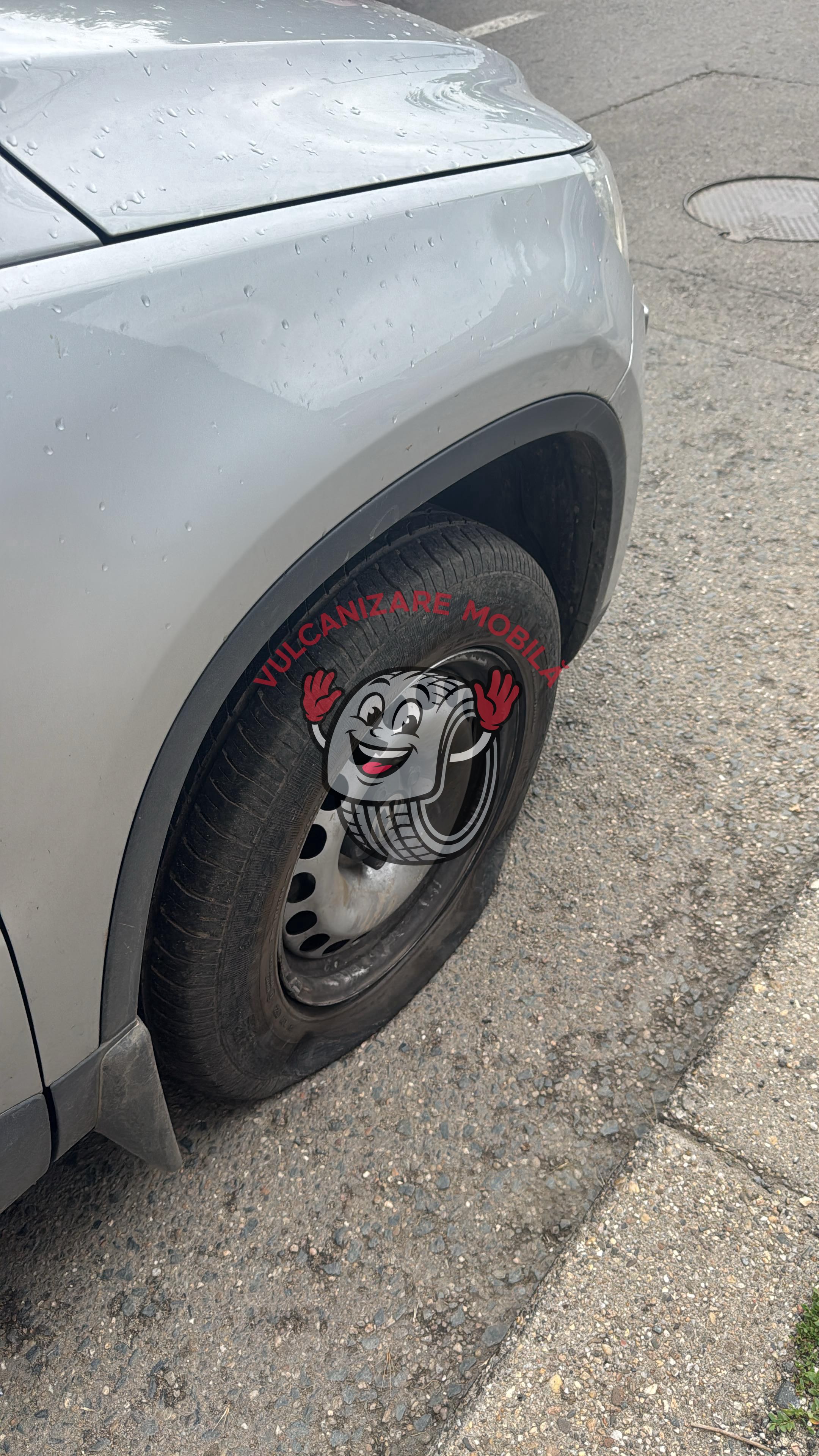 Vulcanizare mobilă în Strada Dâmboviței