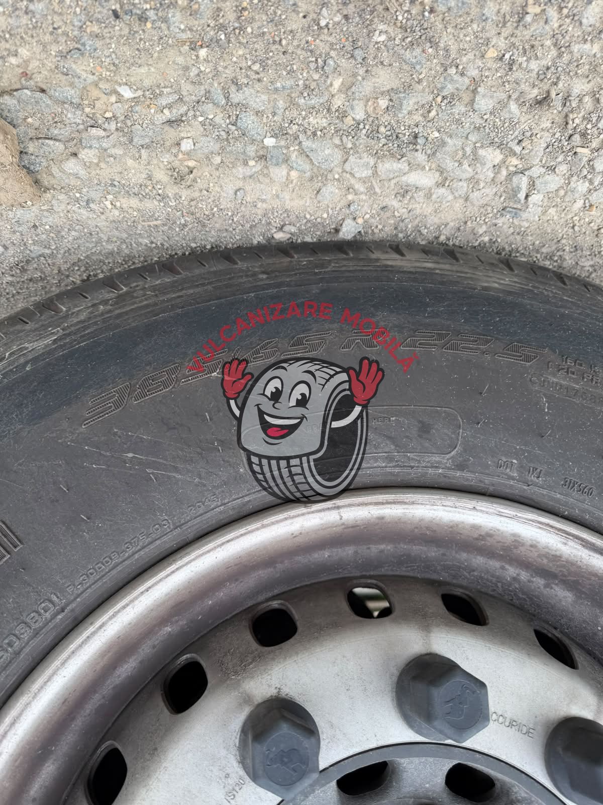 Vulcanizare mobilă 46.742553 – intervenție reală