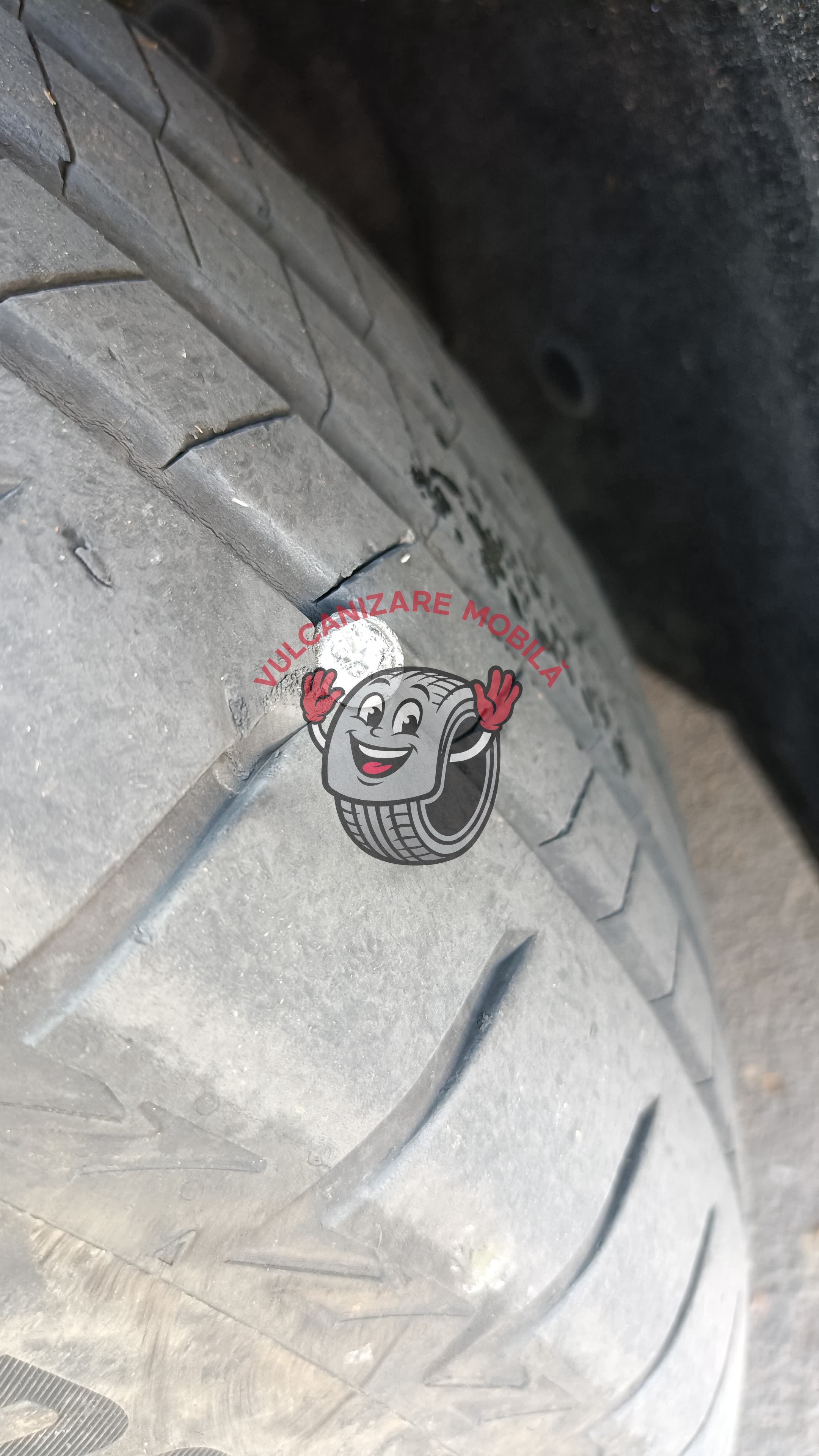Vulcanizare mobilă în Valu lui Traian