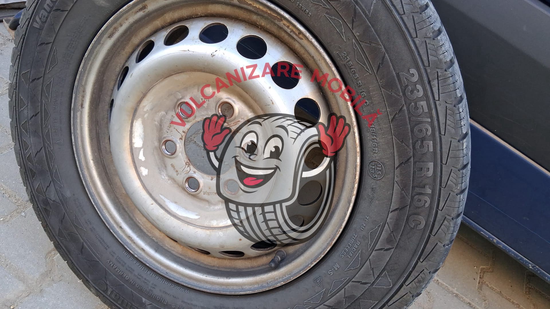 Vulcanizare mobilă în DJ106B 152