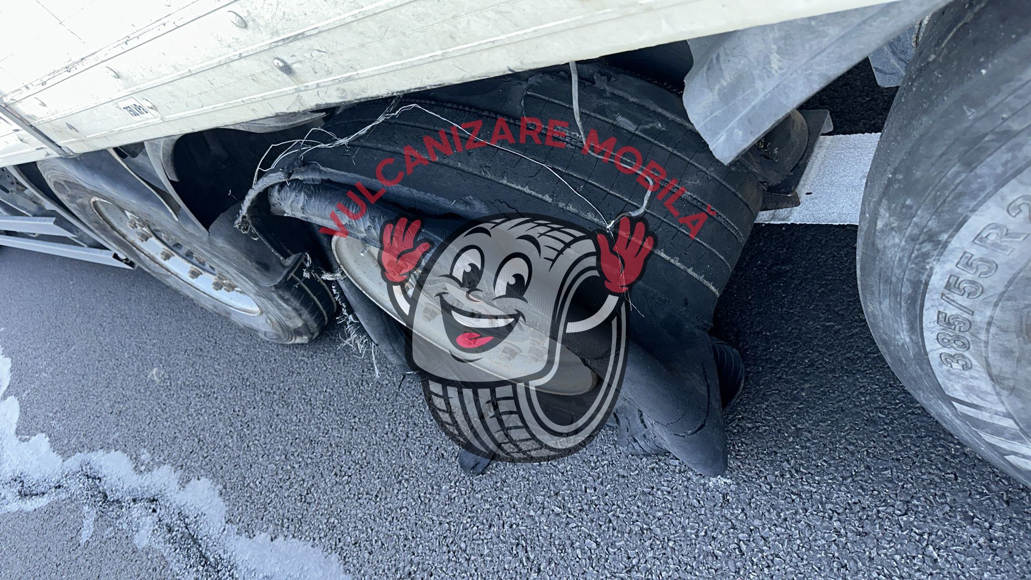 Vulcanizare mobilă 44.771533 – intervenție reală