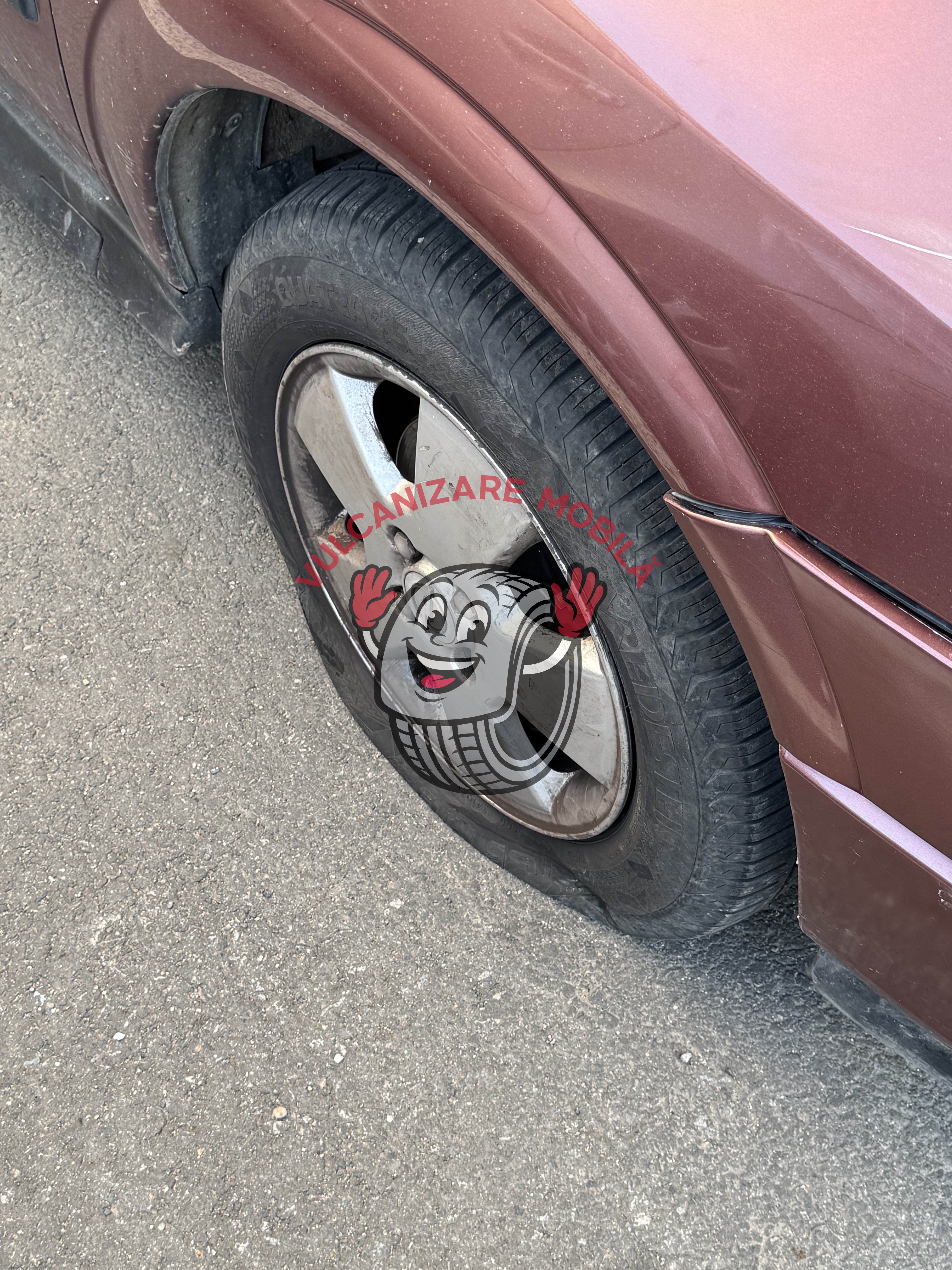 Vulcanizare mobilă Strada Alexandru Dimitrie Xenopol – intervenție reală