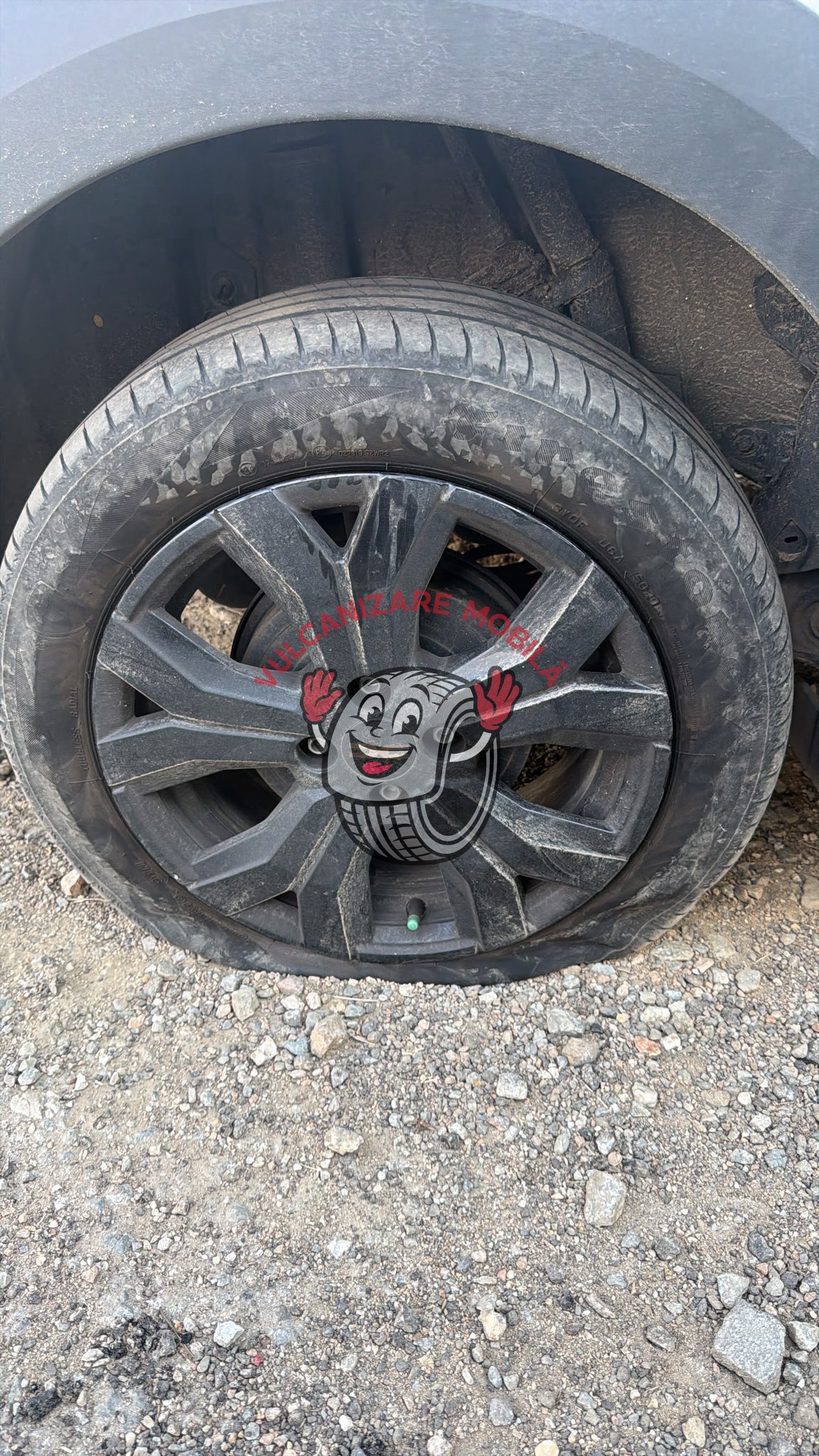 Vulcanizare mobilă în DN7