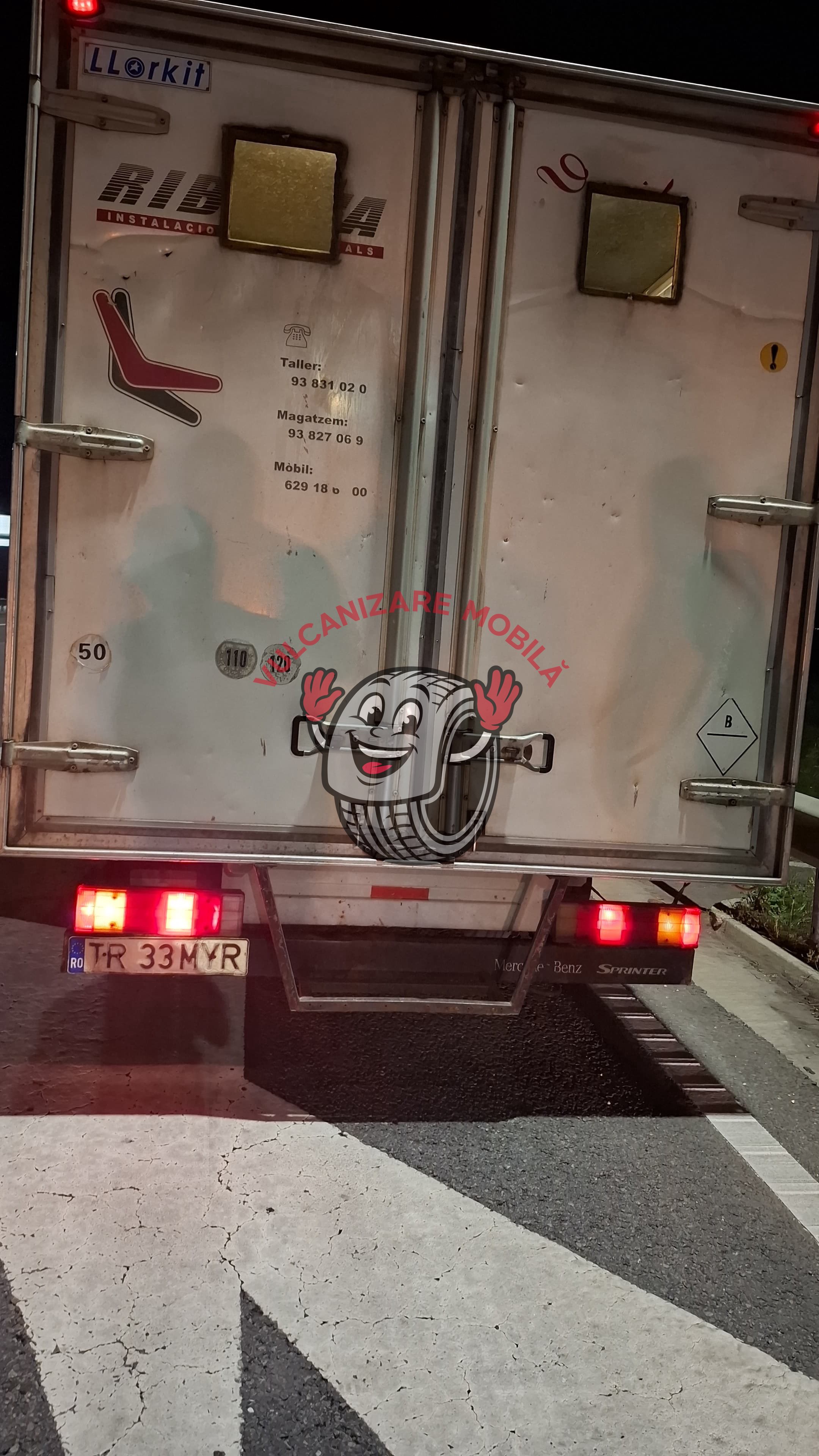 Vulcanizare mobilă în E81