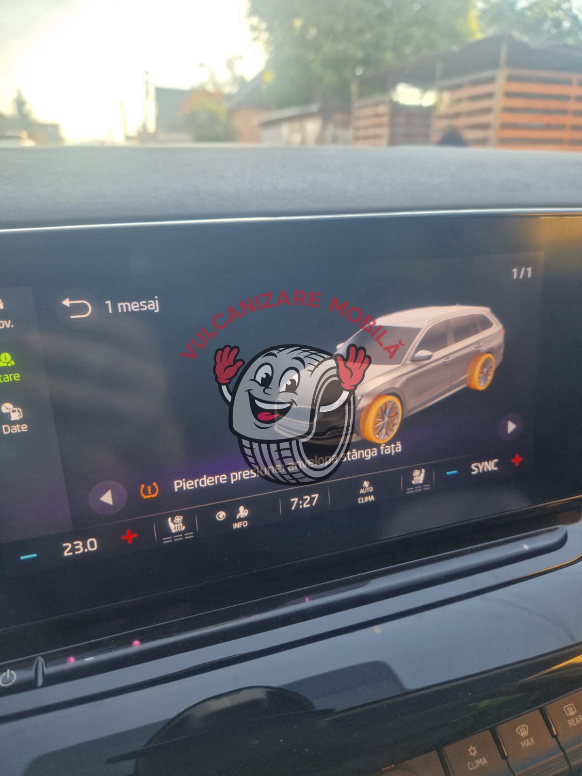 Vulcanizare mobilă Brasov – intervenție reală